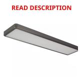 Blackened Steel LED Panel Light 50W 4000L