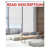 White Vinyl 35x72 Cordless Roller Shade
