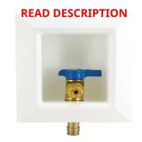 Apollo 1/2 in. D Ice Maker Outlet Box