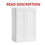 Shaker White Plywood Wall Cabinet