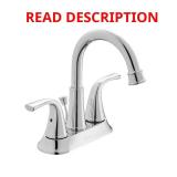 (4)Glacier Bay Bettine 4" Centerset Faucet Chrome