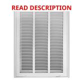 Everbilt 14x20 Steel Return Air Grille White