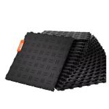 Garage Tiles Black 12x12 Polypropylene Tiles