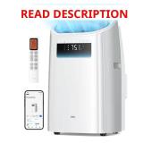 DREO 8,000 BTU Smart Portable AC Unit, White
