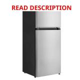 Vissani 4.5 cu ft 2-Door Mini Refrigerator