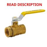 (7) 1/2 in. x 1/2 in. Brass FIP Full Port Ball Va