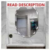 30 in. W x 36 in. L Beveled Bath Vanity Mirror