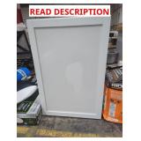 White Wall Cabinet 24" x 13" x 36"