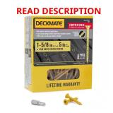 #8 x 1-5/8 in. Tan Wood Deck Screw (5 lb)