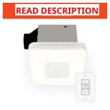80 CFM Ceiling Exhaust Fan with Bluetooth