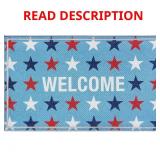 Home Accents Holiday Welcome Stars Mat 18x30