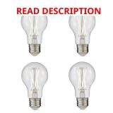 EcoSmart 60W A19 LED Bulb True White-SOME BULBS M