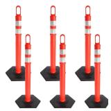 Traffic Orange Delineators (6-Pack)