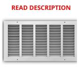 Everbilt 20x10 Steel Return Air Grille White