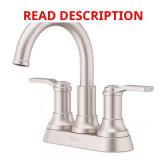 Briscoe 4in Centerset Double Faucet - Nickel