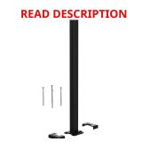 36 in. H x 4 in. W Matte Black Stair Post Kit