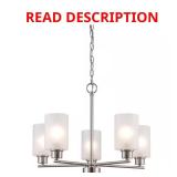 Cawthon 5-Light Brushed Nickel Chandelier