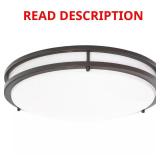 5CCT-JR3BZ 17" Bronze LED Flush Mount