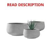 Kante Round Concrete Planter Pots