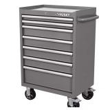 27-in. 7-Drawer Gray Tool Cabinet