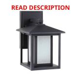 Hunnington 1-Light Black Outdoor Wall Lantern