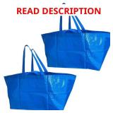 18 Gal Haul-it-All Moving Tote Bag, Blue 2-Pack