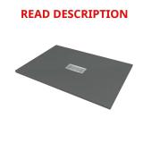 48 in. L x 34 in. W Stone Shower Pan Base