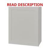 Avondale Shaker Dove Gray Wall Cabinet