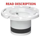 4 in. PVC Open Toilet Flange Replacement