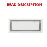 FITTES Framed Wall Vent (Lite) 6x10 White