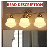 Huntley 24 in. 3 Light Vanity, Gold Brass