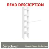 Selectives 12 in. W Tower Wall Mount 6-Shelf