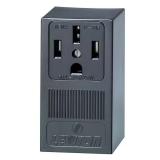 50 Amp Surface Mounted Outlet, Black