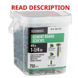 9 x 1-1/4 in. Ribbed Flat Head Screw (750) 6