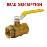 Brass FIP Full Port 3/4 in Ball Valve