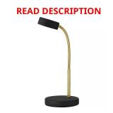 Hampton Bay 15 in. Matte Black LED Lamp Head