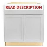 RV Cabinets White Shaker Base 30" W