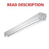 32-Watt 2-Light Fluorescent Strip Light 4 ft