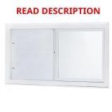 Left-Hand Vinyl Sliding Window, Dual Pane