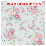Rachel Ashwell 56-sq ft Blue Floral Wallpaper