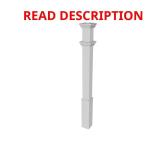 Sturbridge Vinyl Lamp Post White 6x6x74"