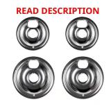 Universal Chrome Drip Bowl for Electric Ranges