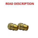 1/2 in. Compression x 3/4 in. MIP Brass Adp.