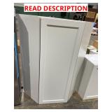 33"x42" grey corner kitchen shaker cabinet