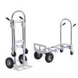 2-in-1 800 lbs Aluminum Hand Truck Dolly