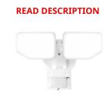 (2) 30W White Motion-Activated LED Flood Light