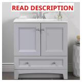 Glacier Bay Delridge Vanity, Pearl Top