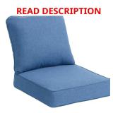 Hampton Bay 24x24 Outdoor Chair Cushion Lake