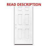 36x80 Fiberglass Prehung Door w/ PVC Frame