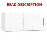 Hampton Bay Shaker 30x12x12 Wall Cabinet